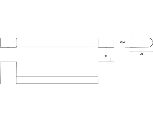 Badgreep Emco Flow chroom 277000130