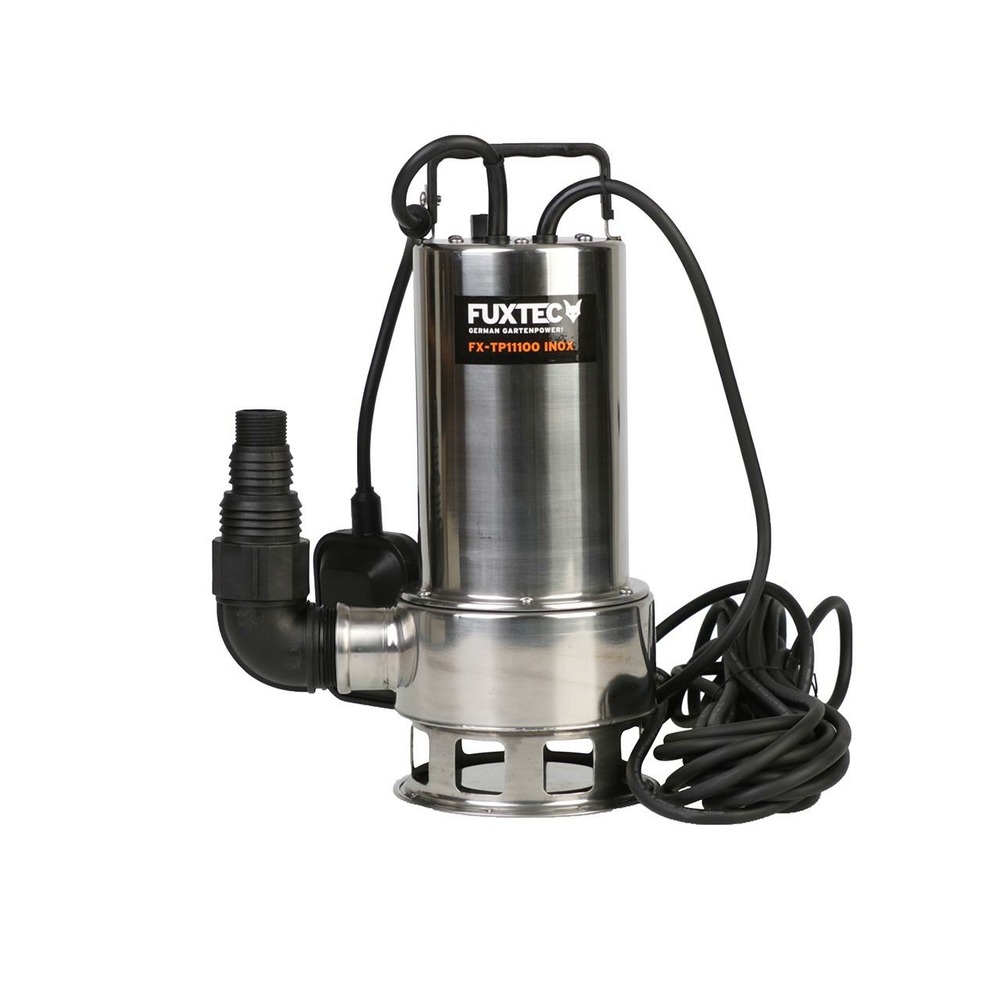 Pompe de relevage eaux usées - fx-tp11100 - inox 1100w débit 15000 litres par heure
