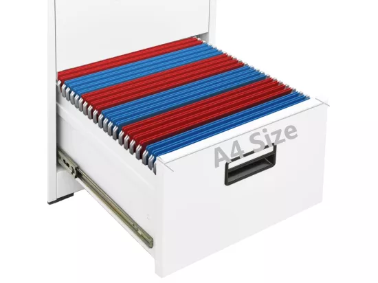 Classeur Blanc 46x62x102,5 cm Acier