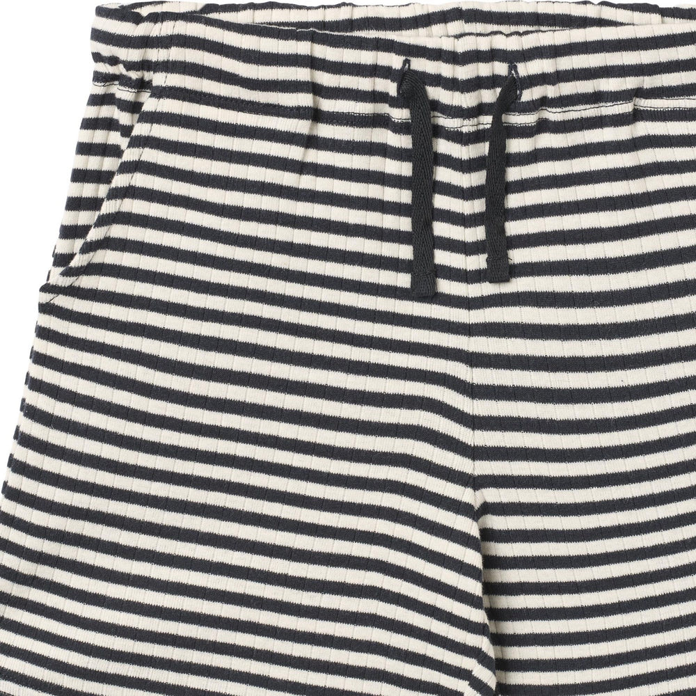 Køb Wheat Navy Rib Stripe Jersey Shorts Kalle