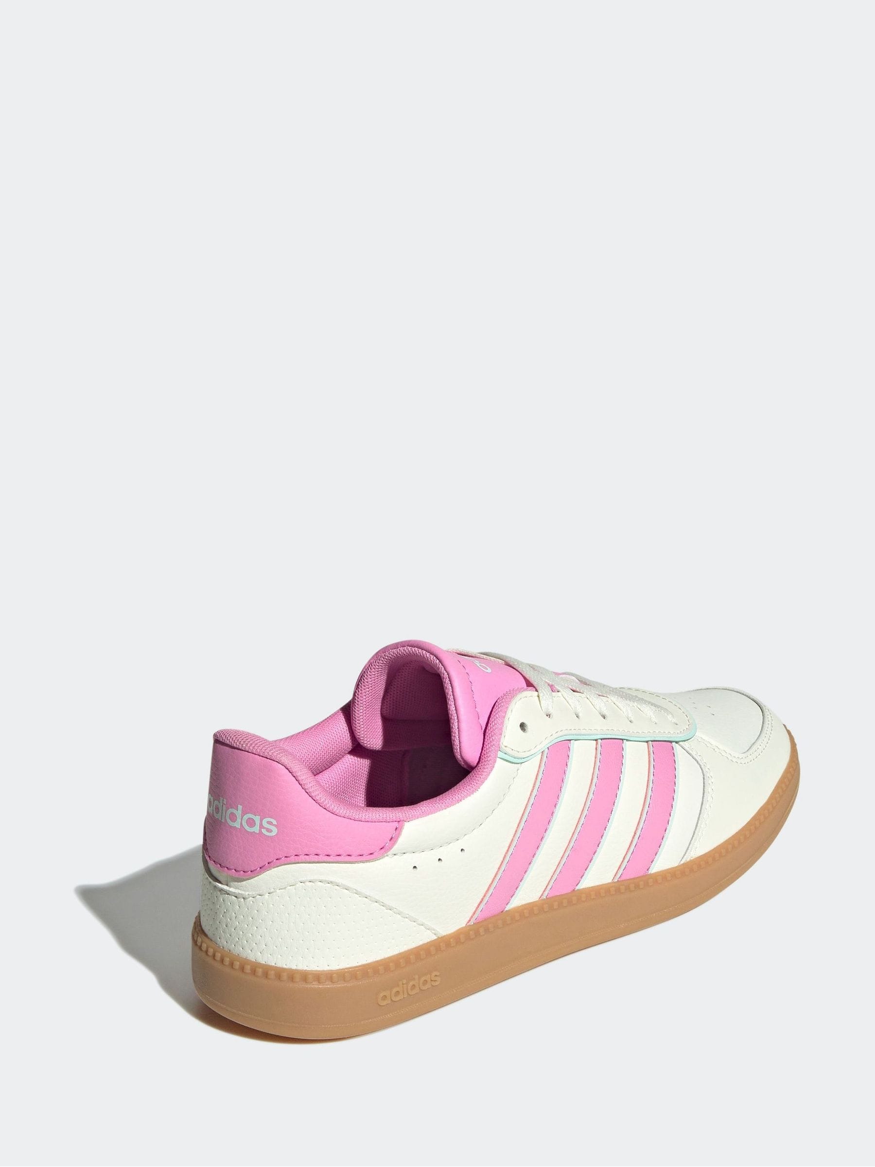 Crèmekleurig/roze - adidas Breaknet Sleek sneakers