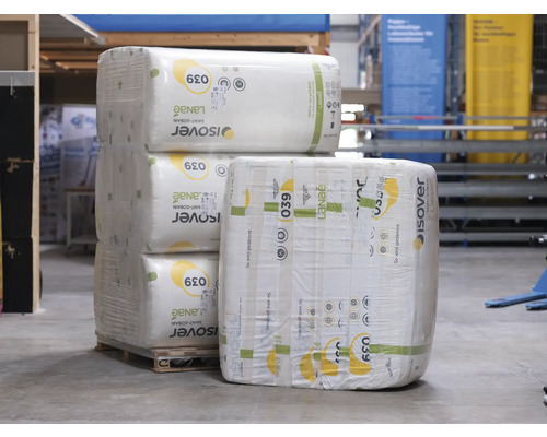ISOVER Acoustic TP 1 Lanaé WLG040 scheidingswandpaneel voor lichtgewicht scheidingswanden 1250 mm x 625 mm x 40 mm