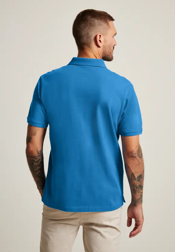 Piquée Poloshirt - sonic blue