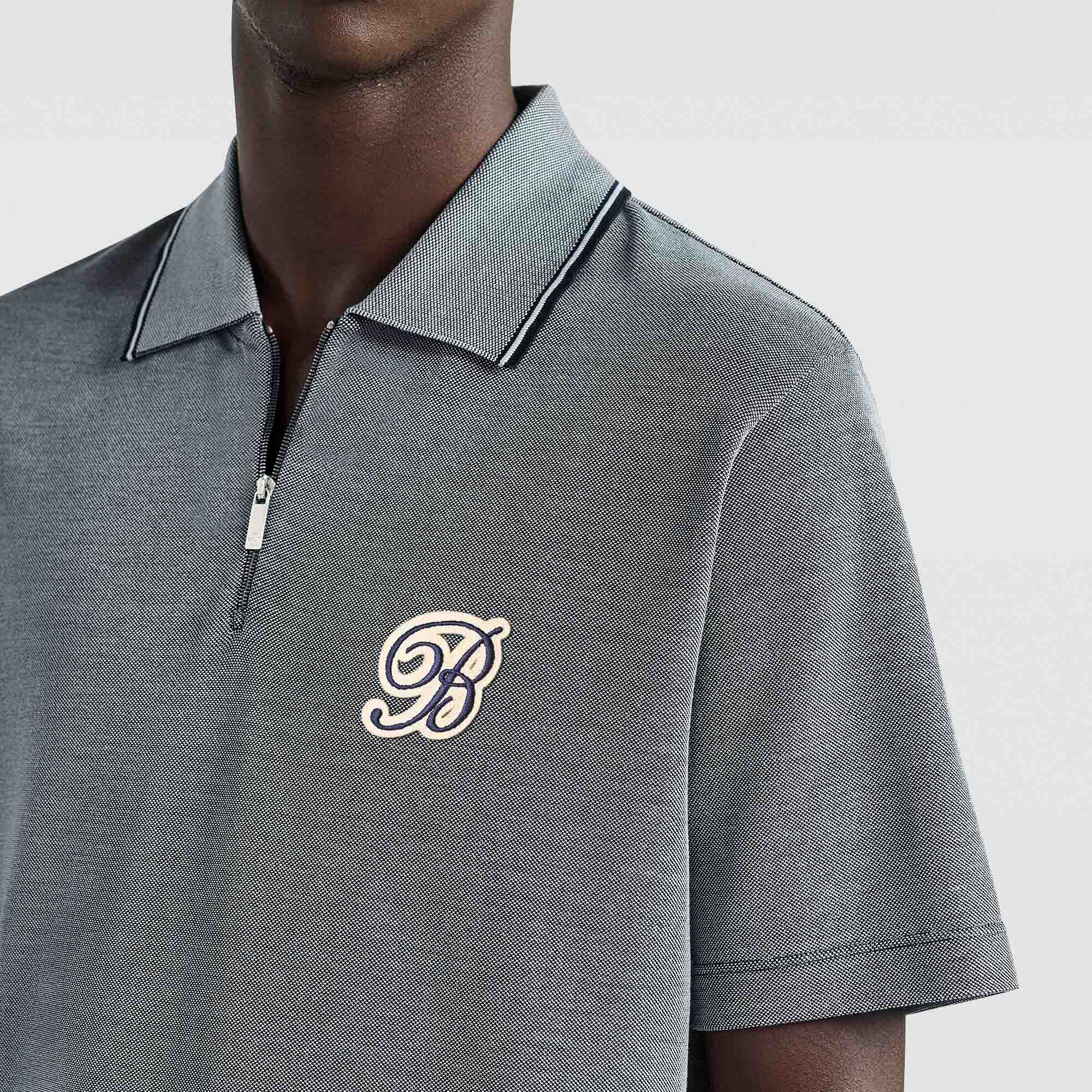 Active Polo Pique Changeant Zippe