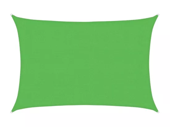 Voile d'ombrage 160 g/m² Vert clair 3x4,5 m PEHD