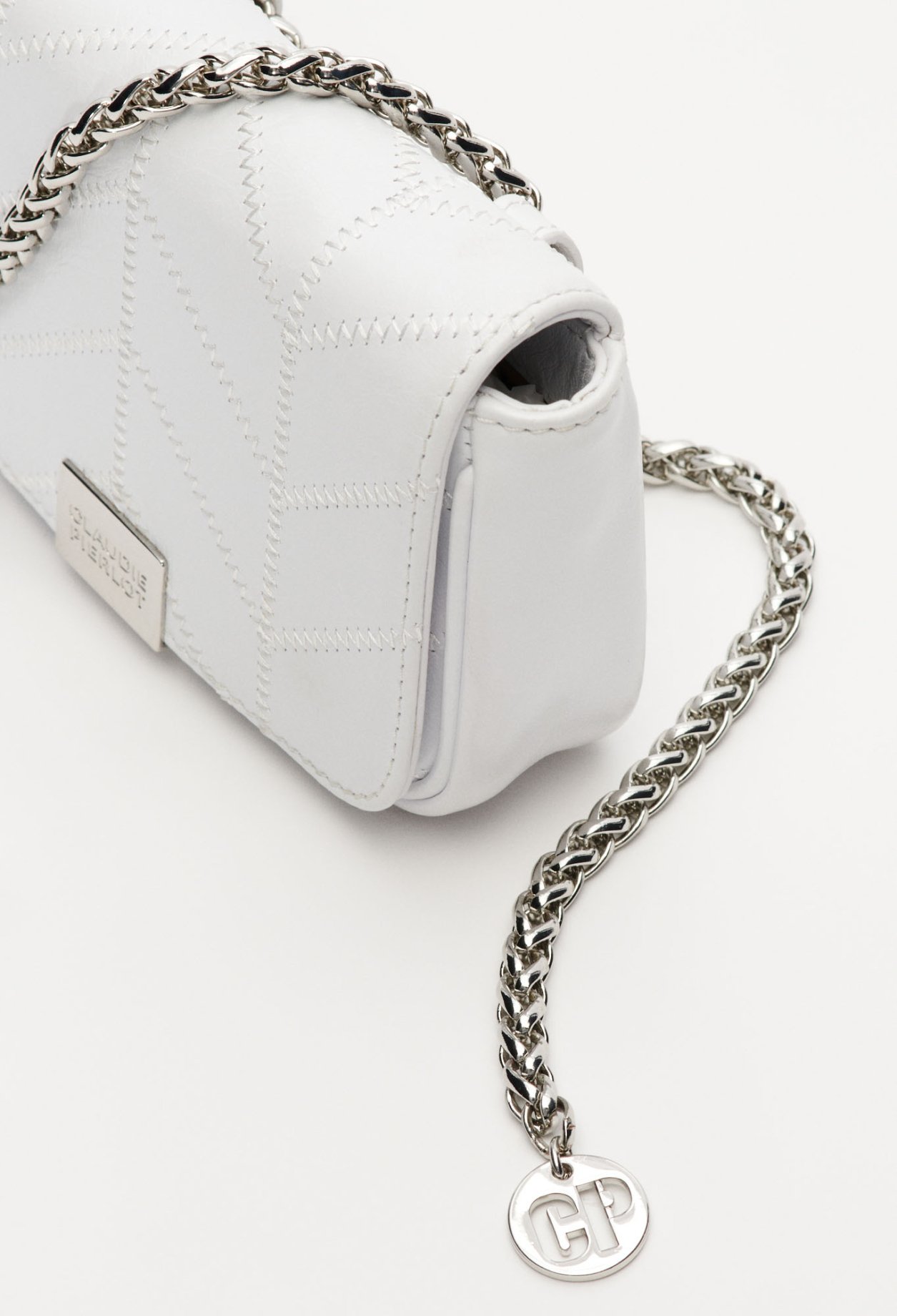 Pochette cuir verni