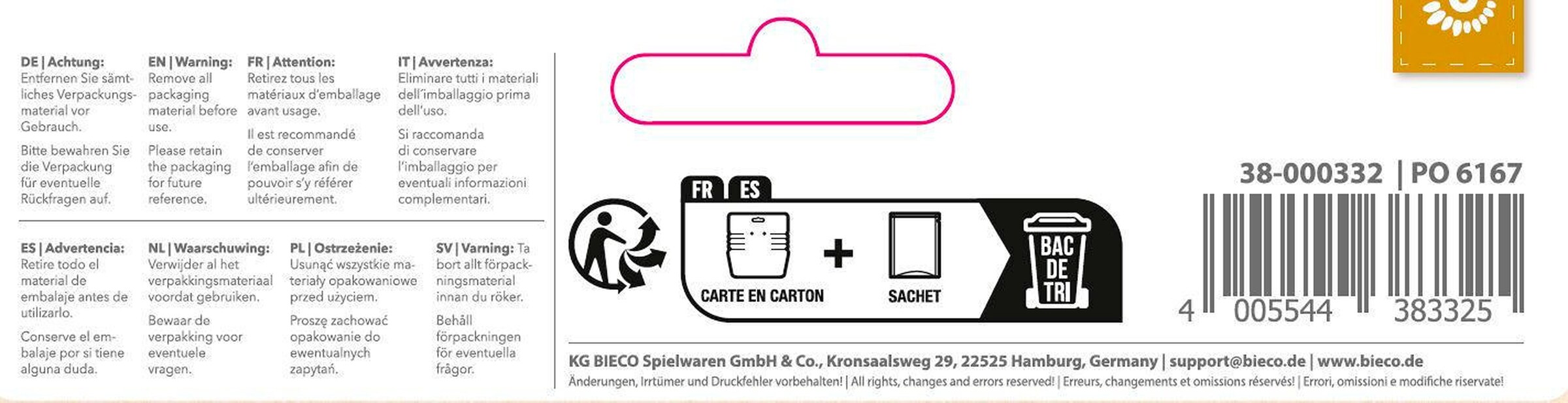 Bieco Lätzchen 5er Pack Türkis