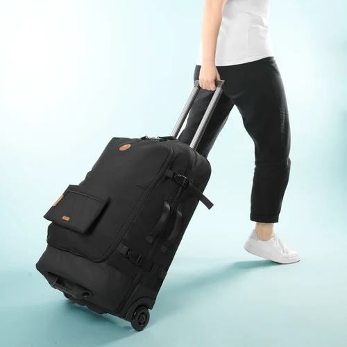 Valise souple 2 roues medium Berlin noir