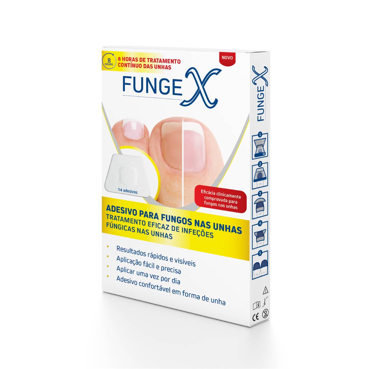 ADESIVO FUNGEX FUNGOS UNHAS 14 ADESIVOS