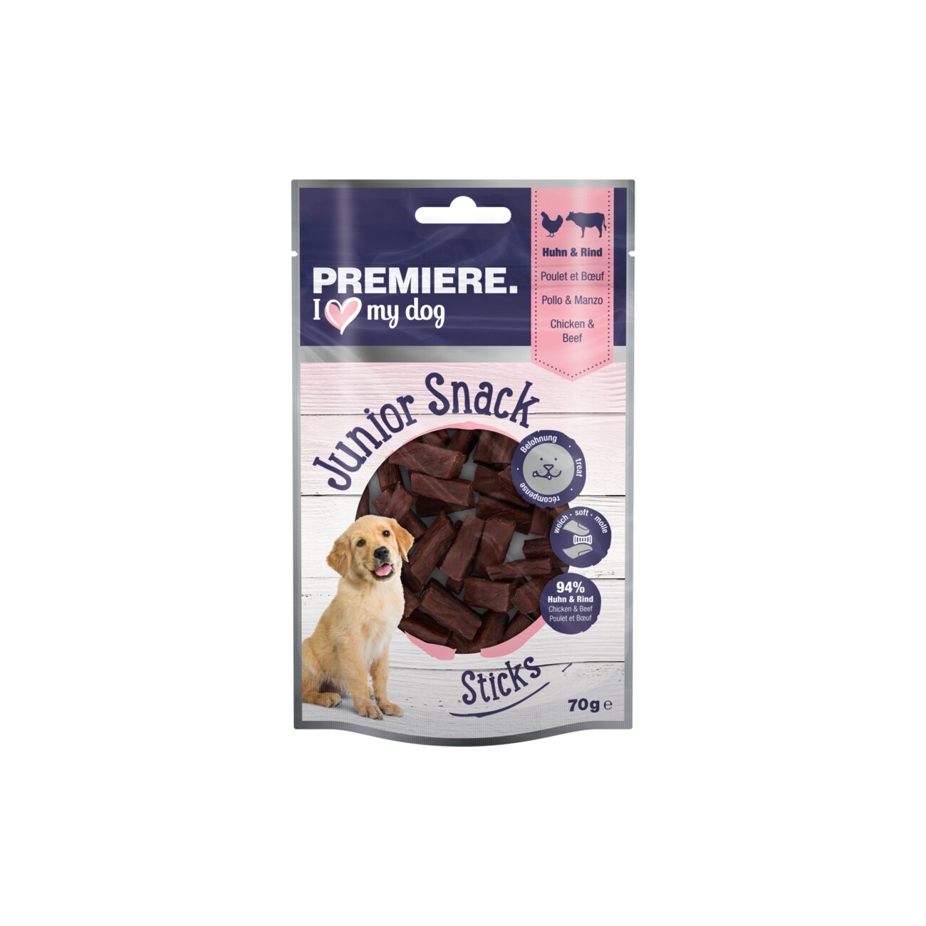 PREMIERE Junior Sticks Huhn & Rind 10x70g