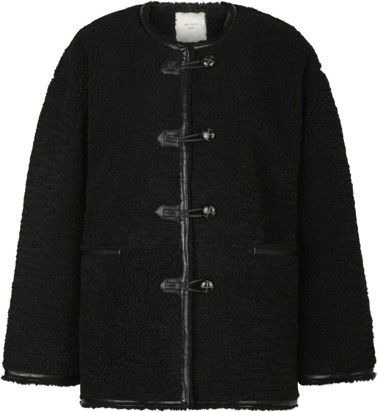Neo Noir Fanny Teddy Jacket Black