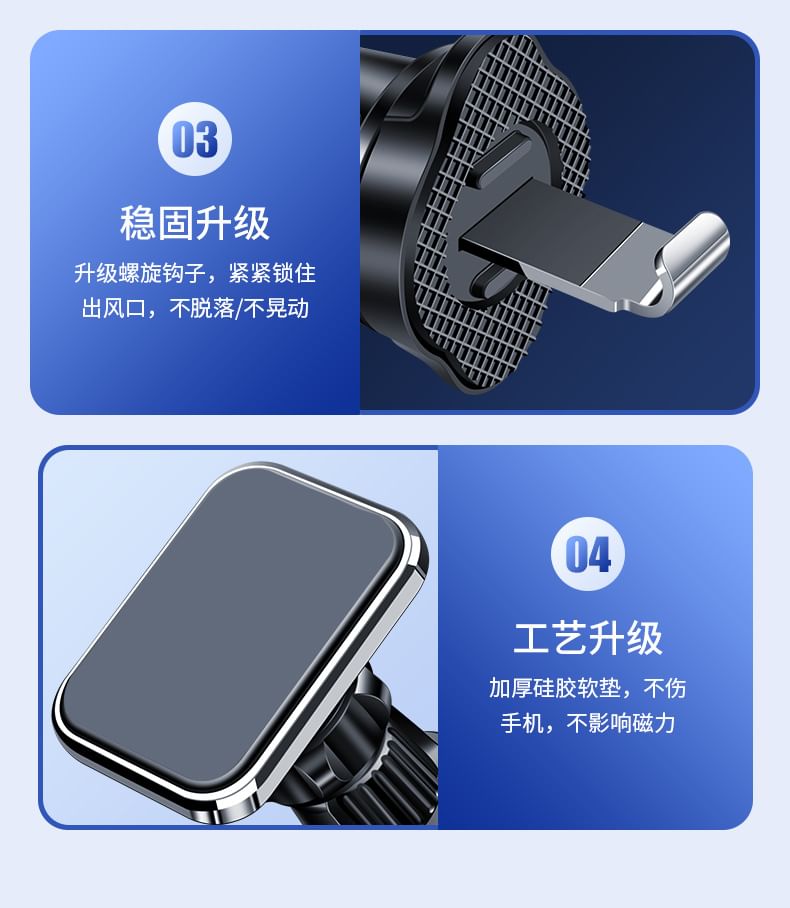 MECHA - Magnetische telefoonhouder voor in de auto (compatibel met MagSafe)