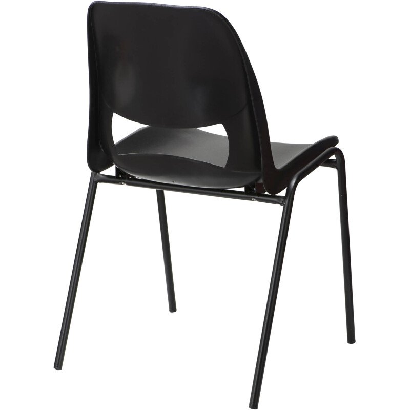 Chaise COQUE ASOLA - piètement noir