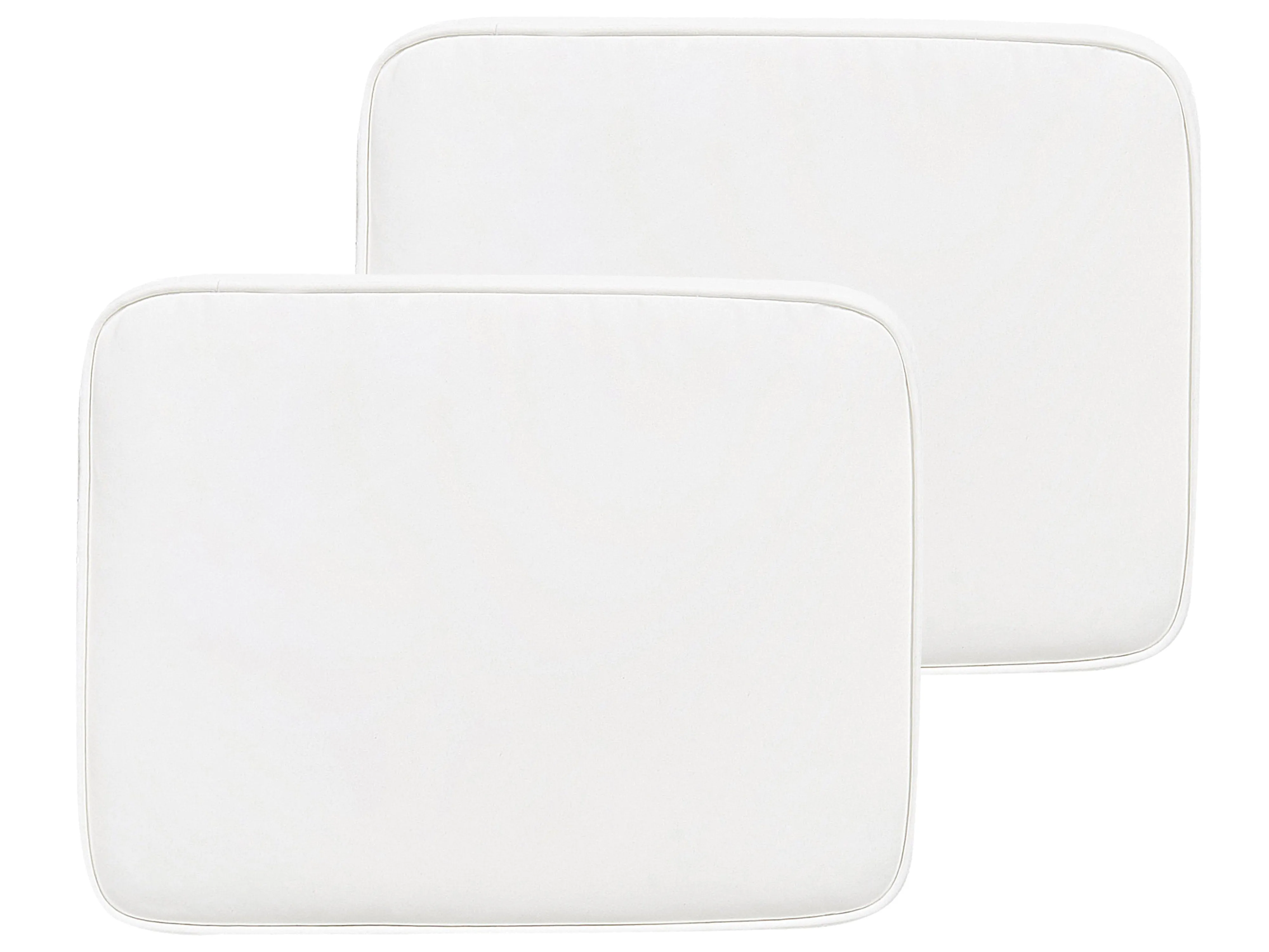 Set van 2 tuinzitkussens FIJI 29 x 38 cm Gebroken wit