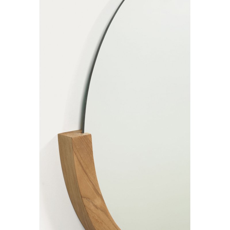 Miroir Rokia en teck massif 90 x 55 cm