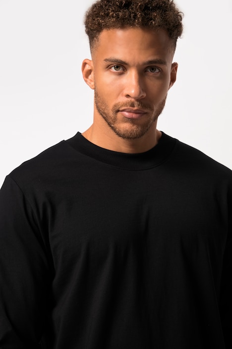 STHUGE Langarmshirt, Stehkragen, bis 8 XL
