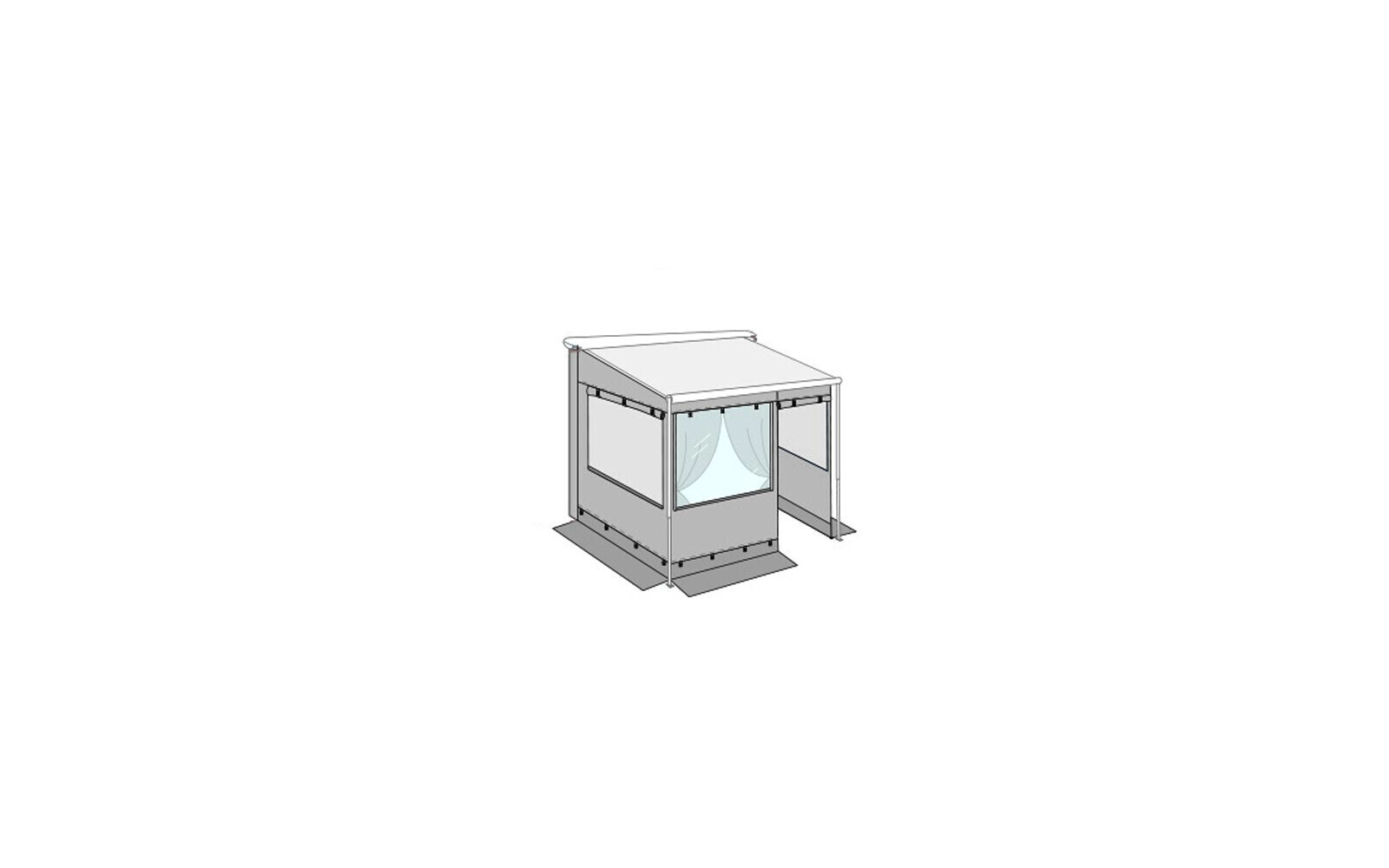 Fiamma privacy room 2023 Wohnwagenvorzelt cs light 250 Van