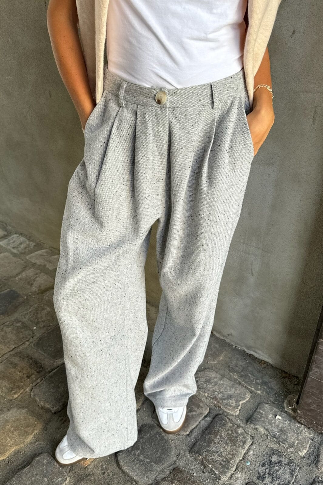 BYIC Claraic Pants greym grey melange