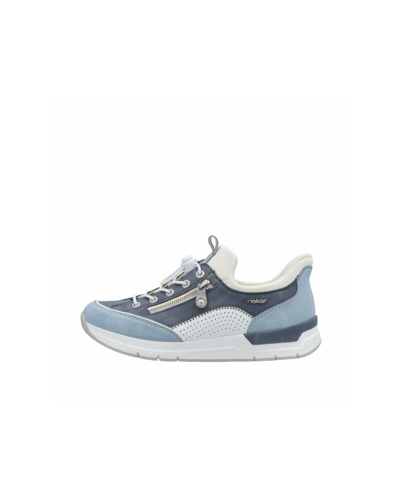 Rieker - Ready2go dame sneaker - blå