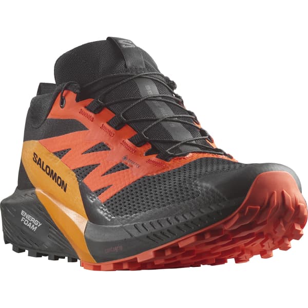 Chaussure trail SALOMON SENSE RIDE 5 GORE-TEX BLACK/SCARLET IBIS/TURMERIC