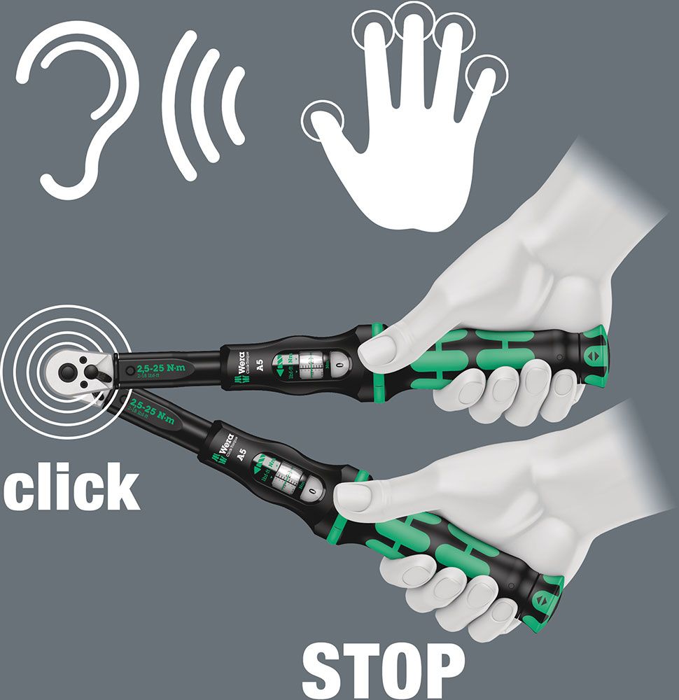 Wera Click-Torque A5 - Drehmomentschlüssel 1/4