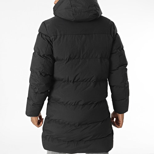 Doudoune Capuche Longue Noir