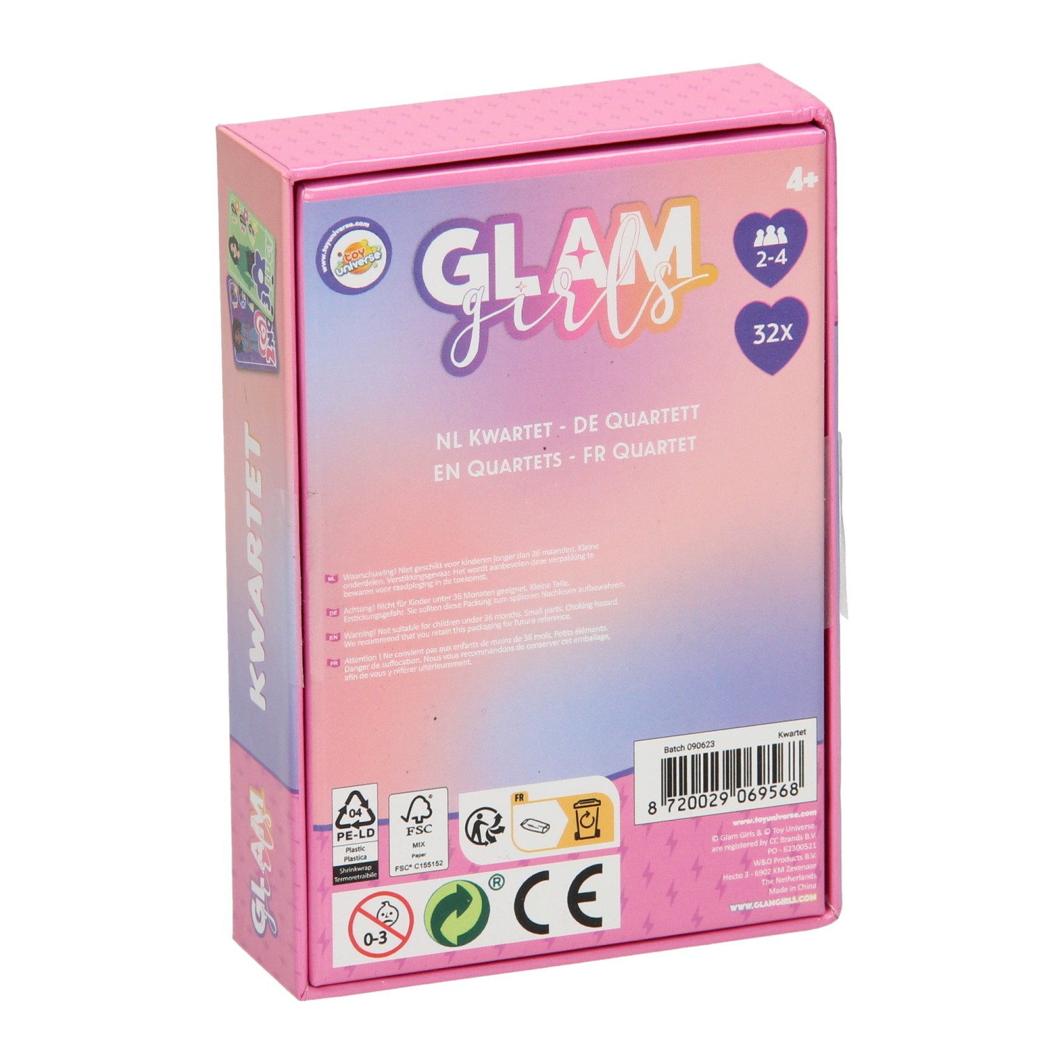 Glam Girls Meiden Kwartet