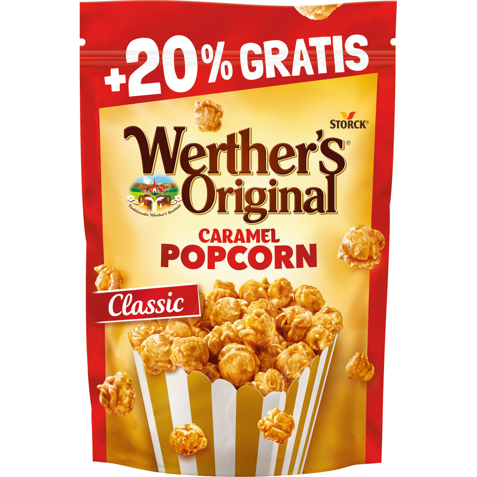 Werther's Orig. Popcorn 168g(20% gratis)
