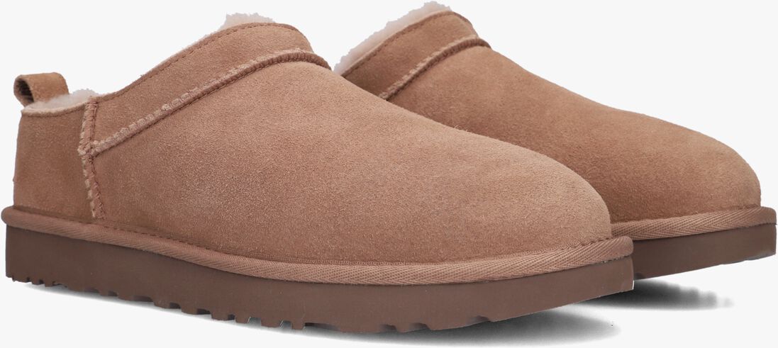bruine ugg instappers w classic micro