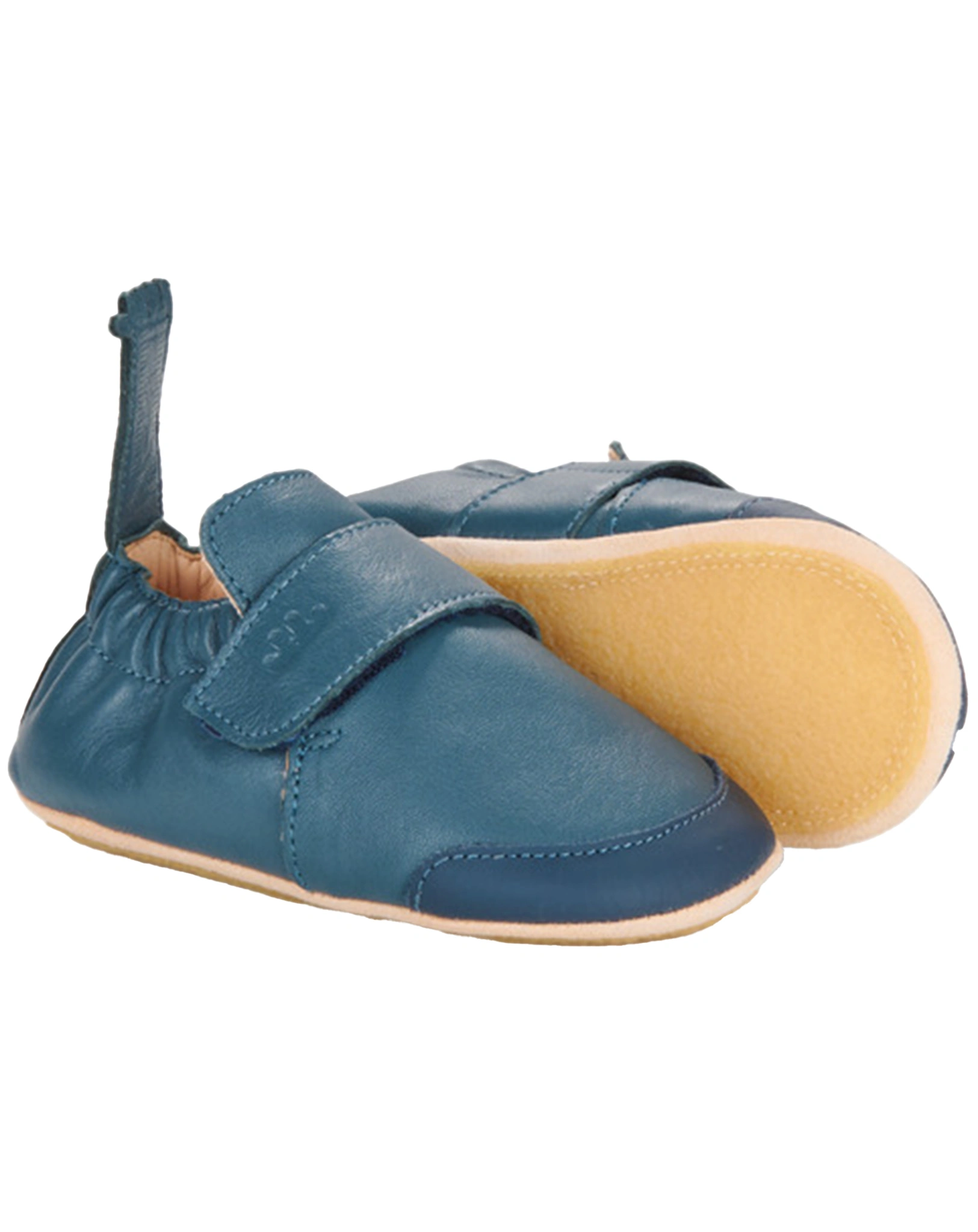 Krabbelschuhe MY BLUBOOTIES VELCRO in denim