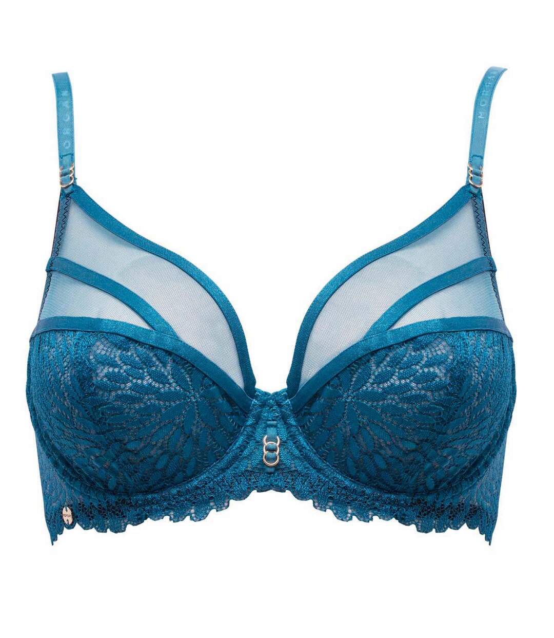 Soutien-gorge corbeille turquoise Yasmine