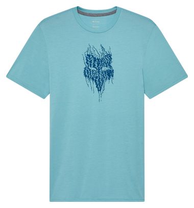 T-Shirt Technique Homme Fox Bark Tech Bleu