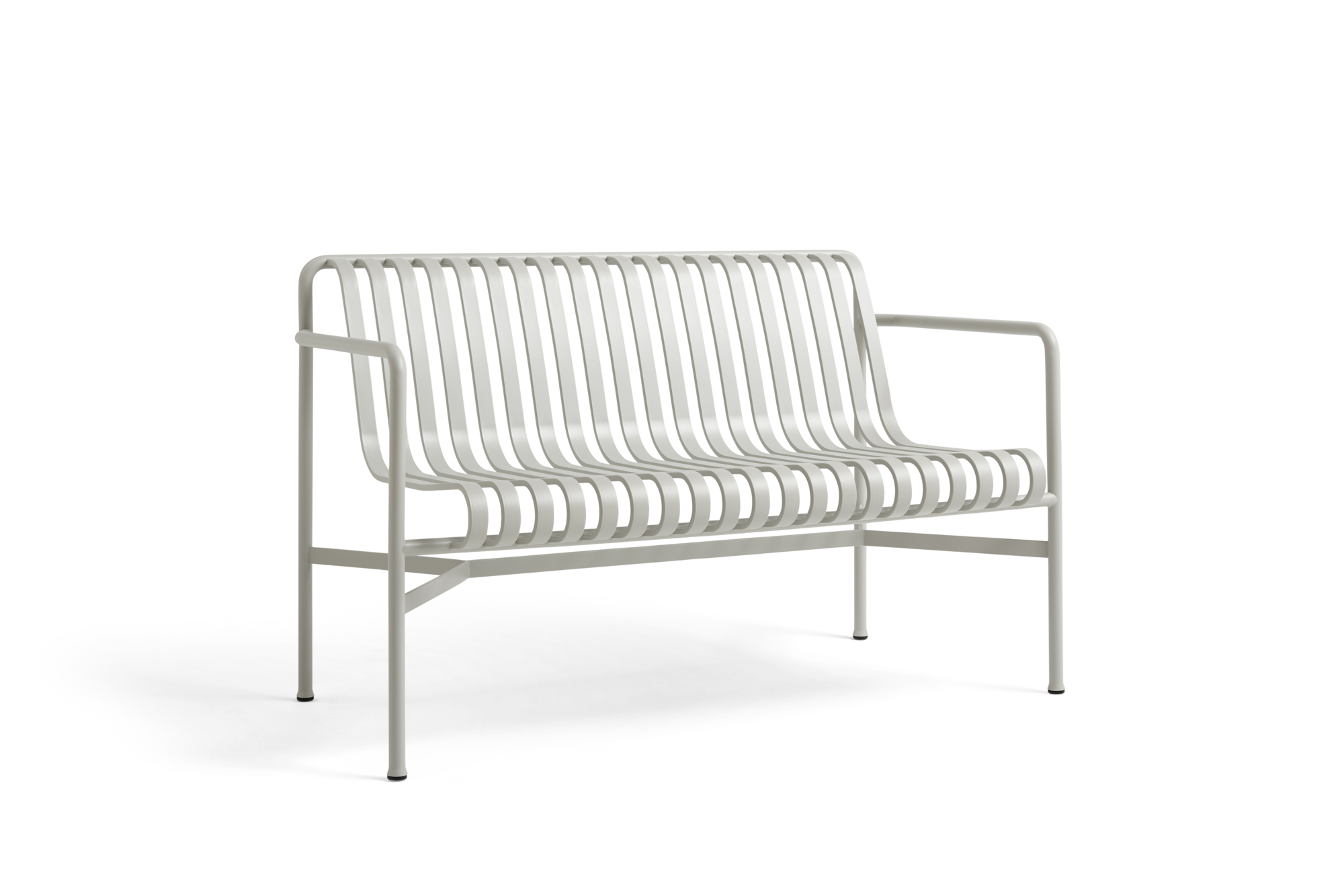 Tuinbank Palissade Dining met armleuning sky grey