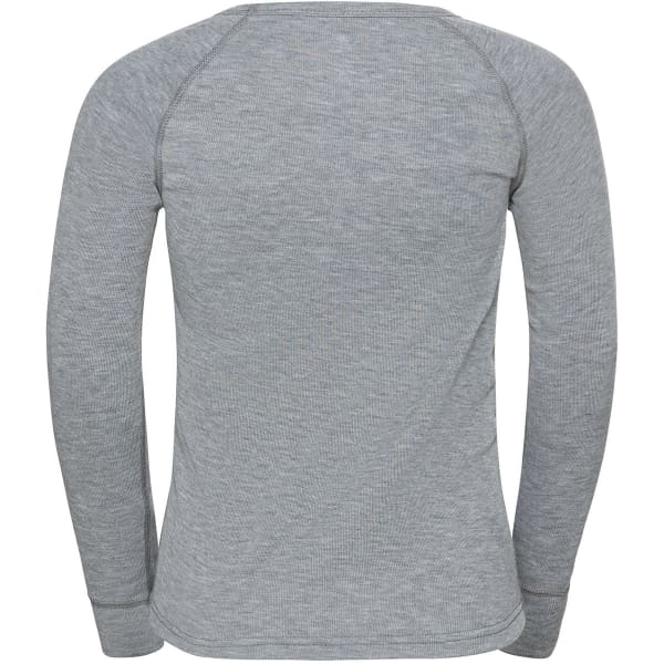 T-shirt thermique ODLO ACTIVE WARM ECO KIDS BL TOP CREW NECK L/S GREY MELANGE