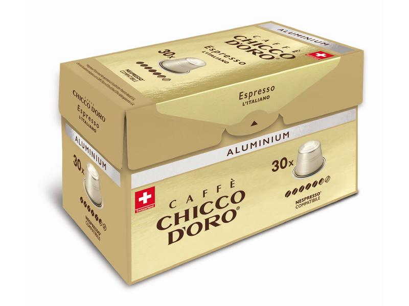 Chicco d'Oro Kaffeekapseln Espresso lItaliano 30 Stück Kapseln für Nespresso Kaffeemaschinen