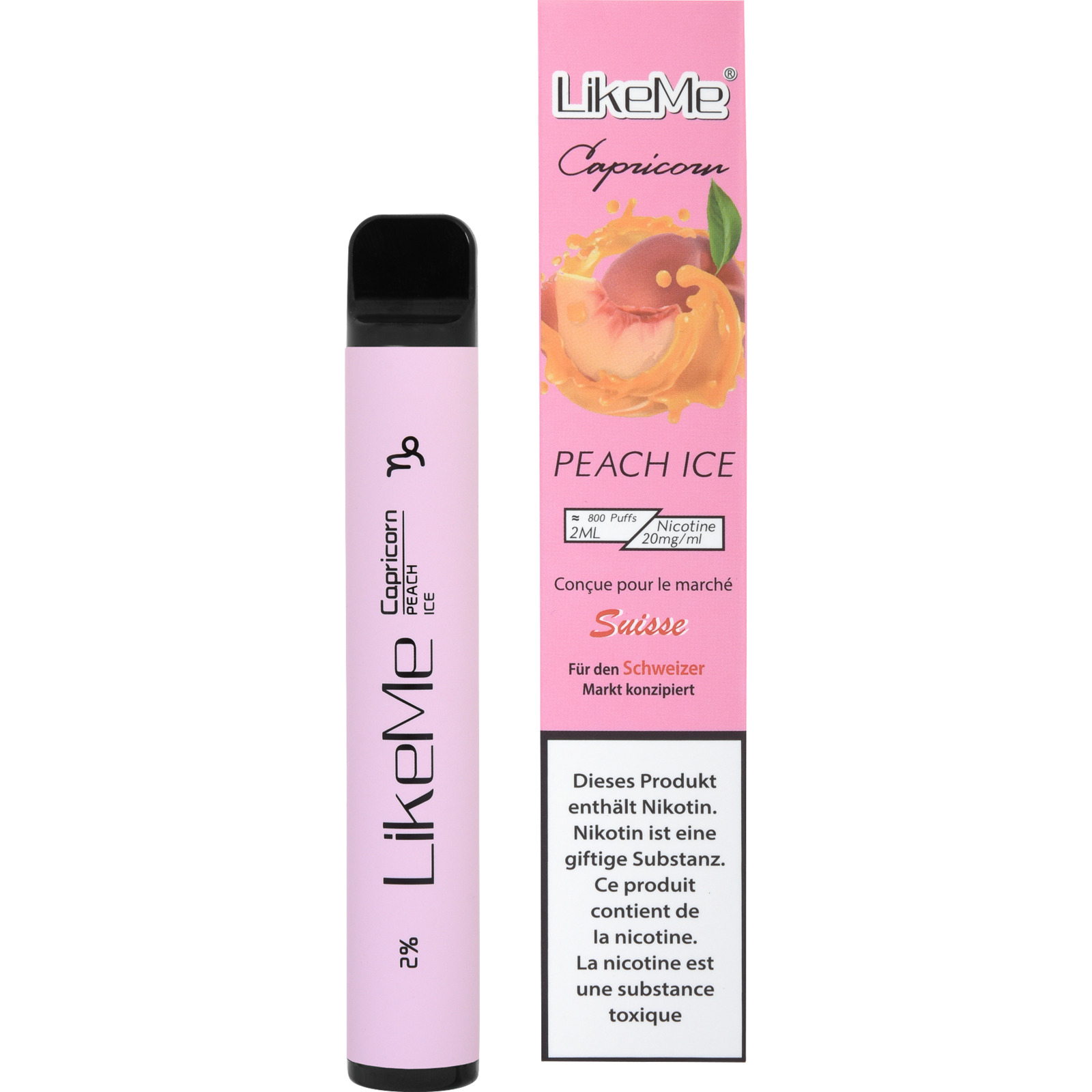 LikeMe Peach Ice 2%