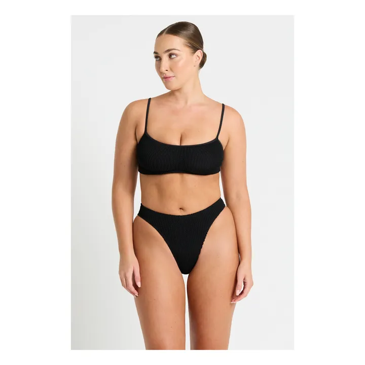 Bond-Eye Haut de Maillot Strap Saint | Noir