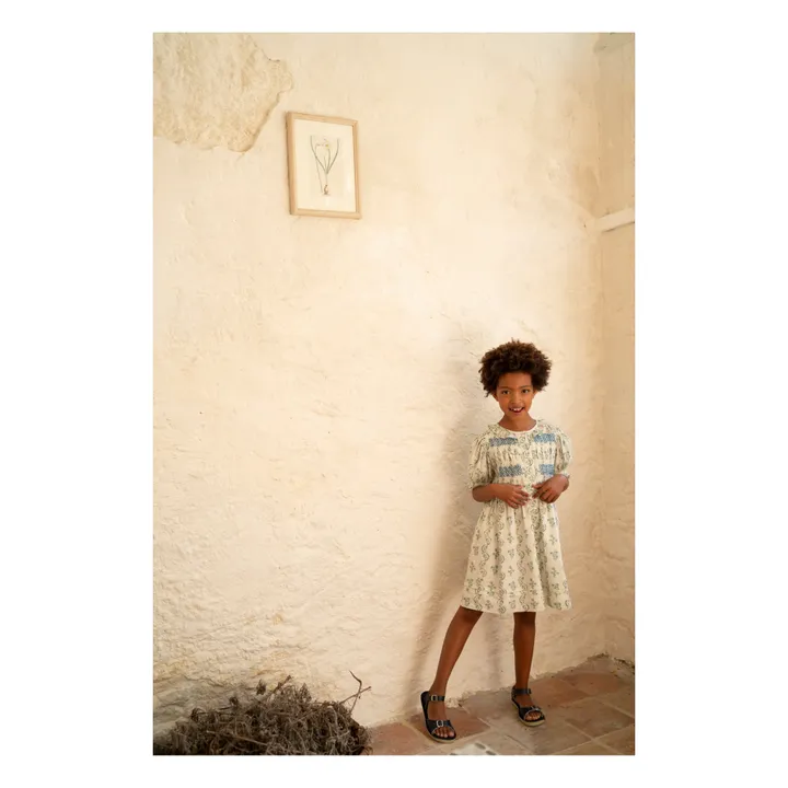 Lali Robe Ivy Smockée | Ecru