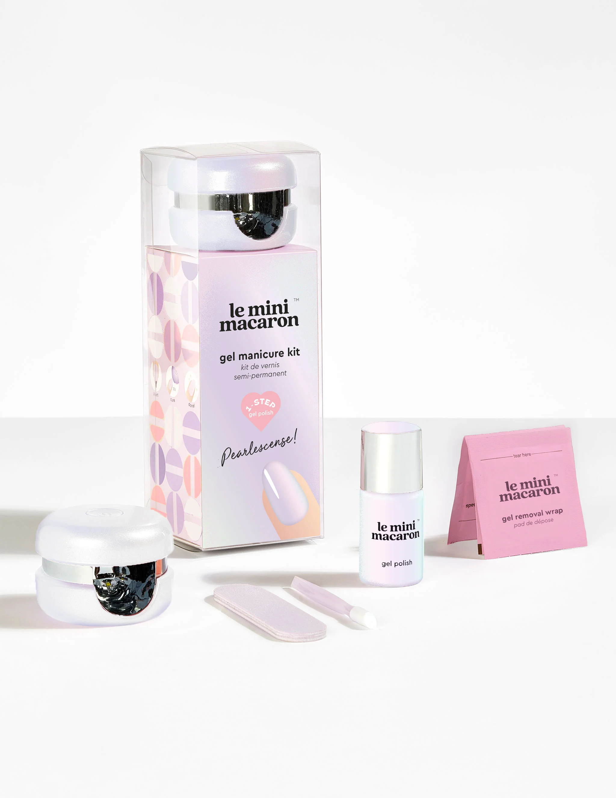 Le Mini Macaron  Gel Manicure Kit - Pearlescence