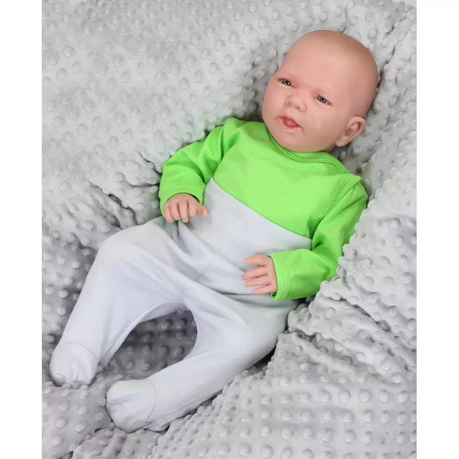 TupTam Baby Langarm Wickelbody im 5er Set blaugelb