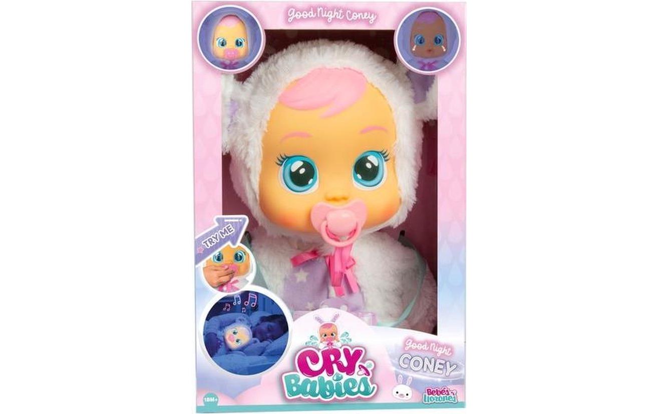 Puppe Cry Babies – Good Night ConeyInteraktive Puppe mit Lichteffekten und Schlafliedern