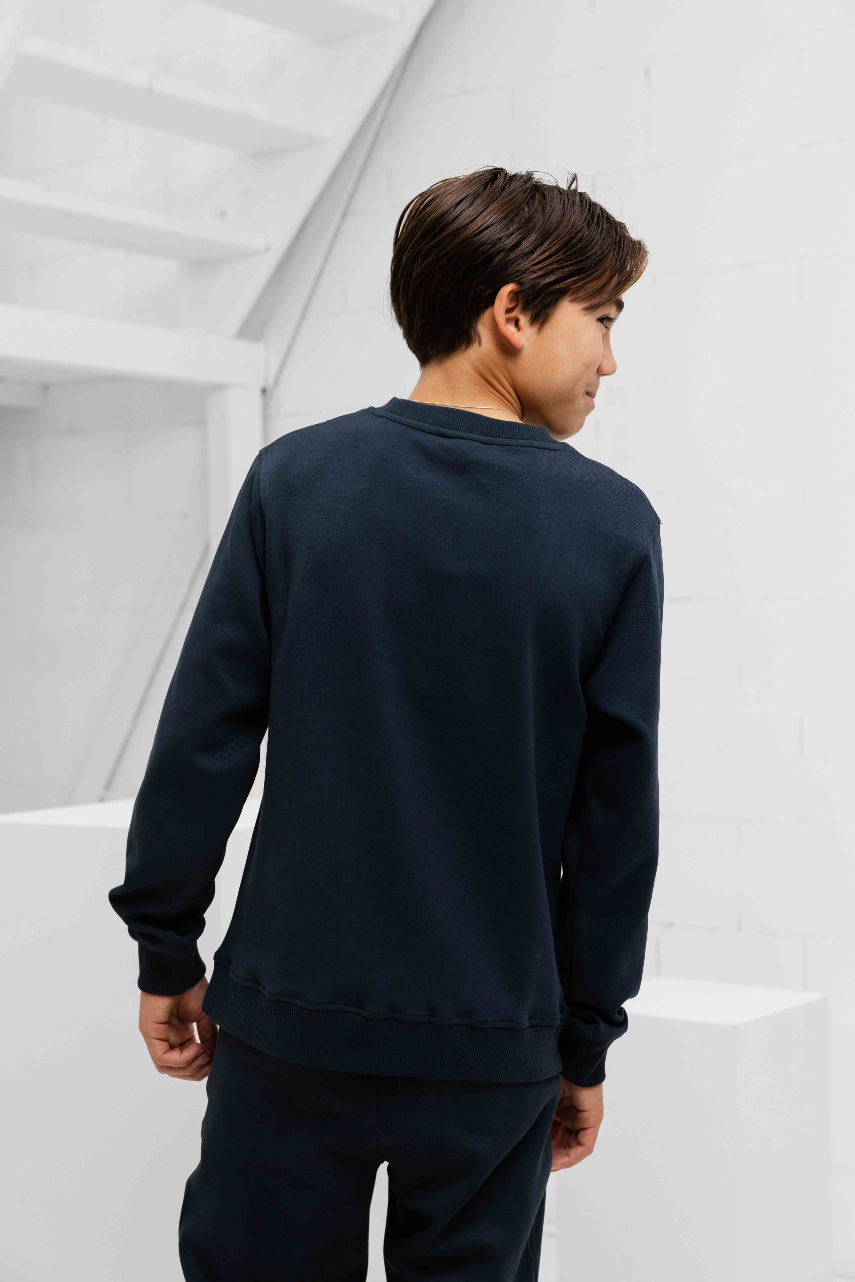 Malelions Counter Sweater Trainingspak Kids Donkerblauw