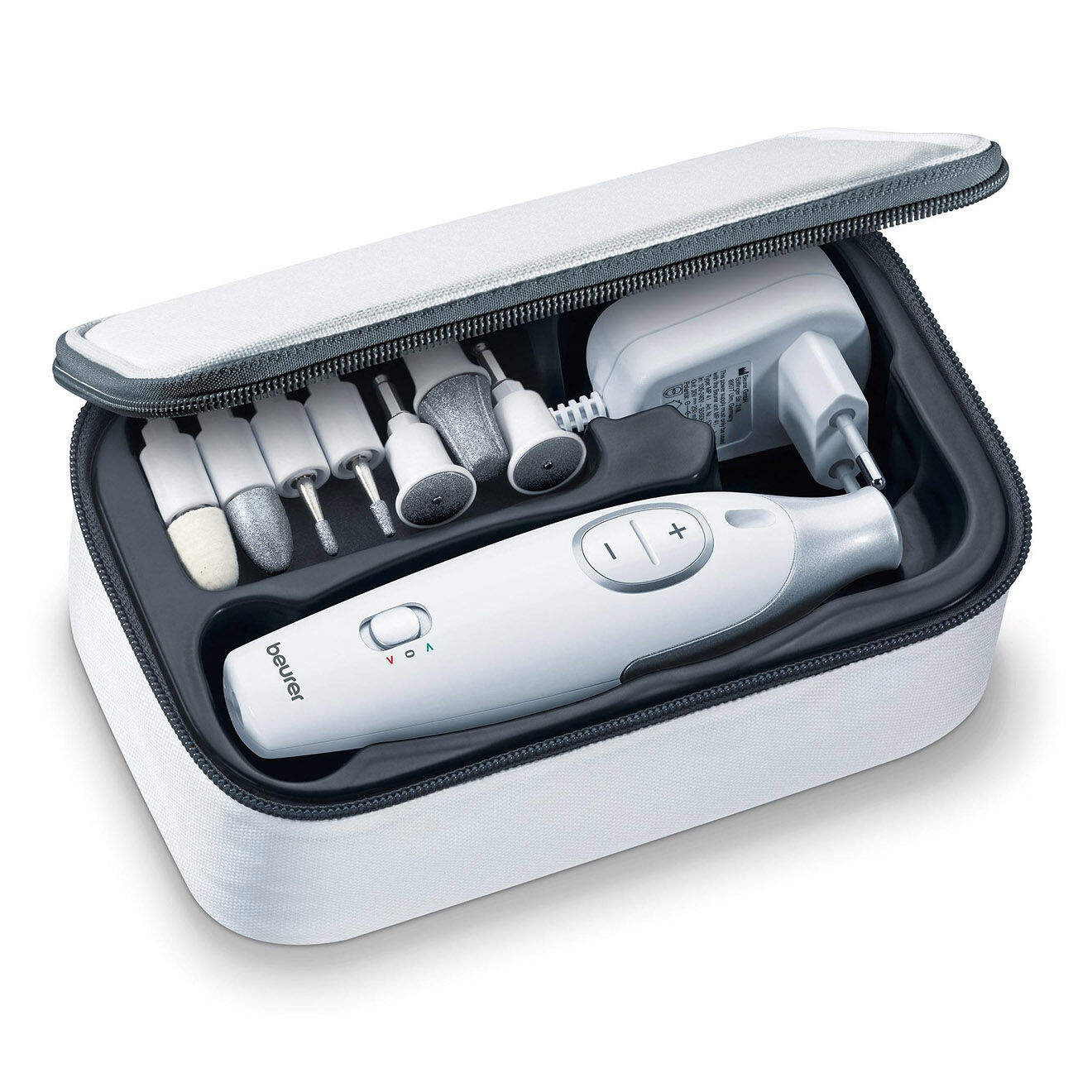 Beurer Set manucure/pédicure avec 7 embouts pour l'appareil MP 42 blanc