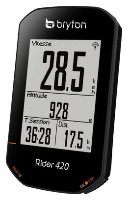BRYTON Compteur GPS Rider 420T   Ceinture Cardio/Capteur Cadence