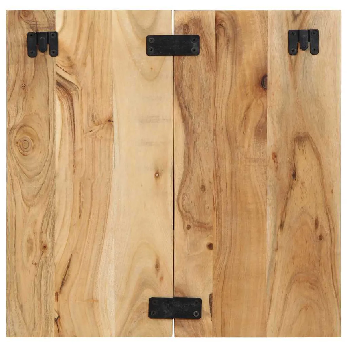 VIDAXL Table de chevet murale - Bois d'acacia massif 50x27x50 cm