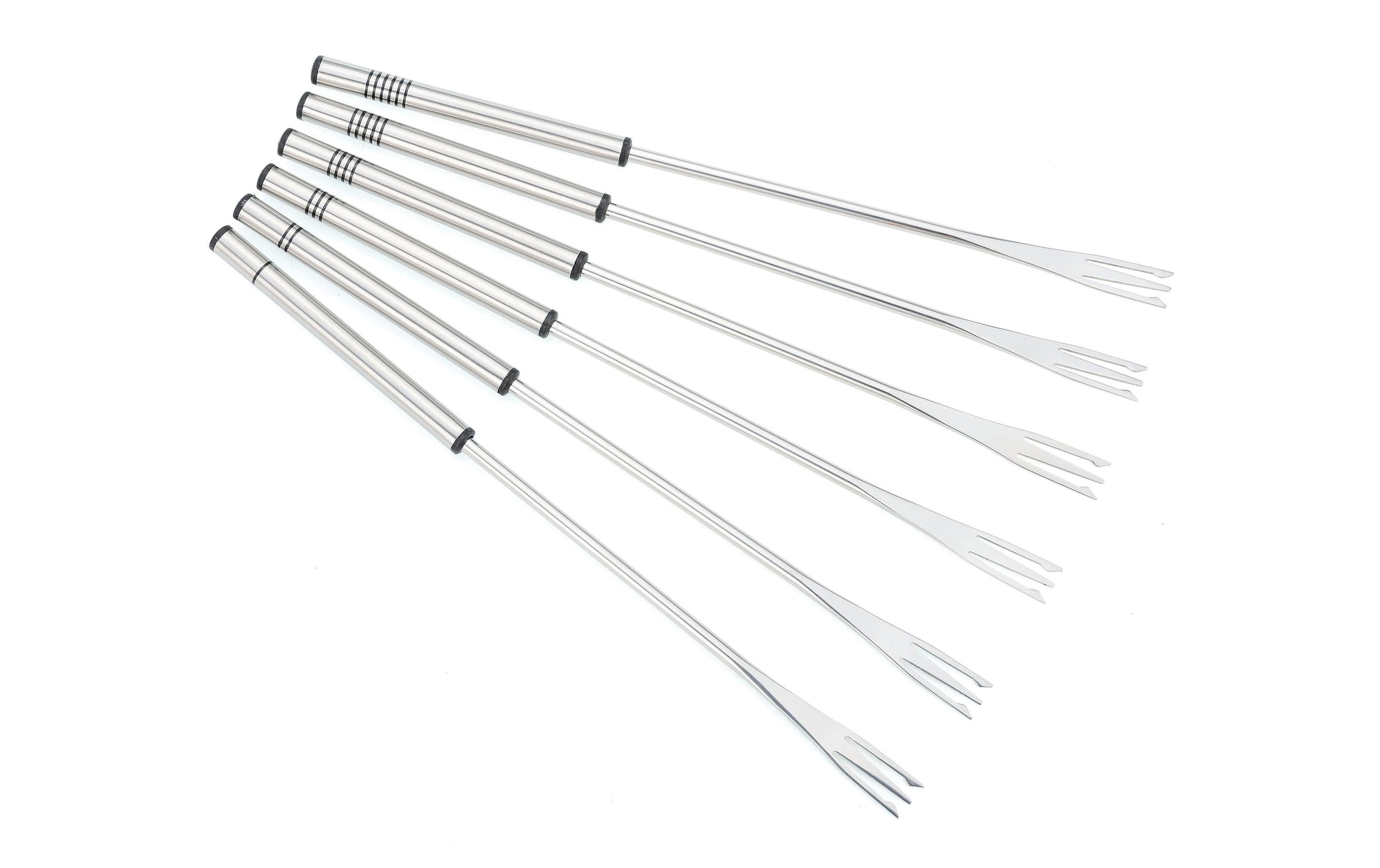 KOENIG Fondue »One for All 8 Teile, Chrom/Schwarz«