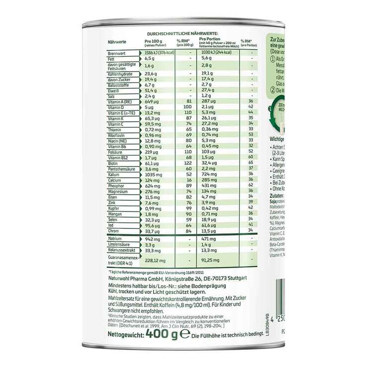 Yokebe Ultima Fat Burning Shake Pulver NF, 400 g