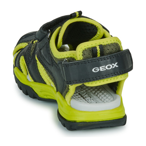 Geox - J BOREALIS BOY - Noir / Jaune