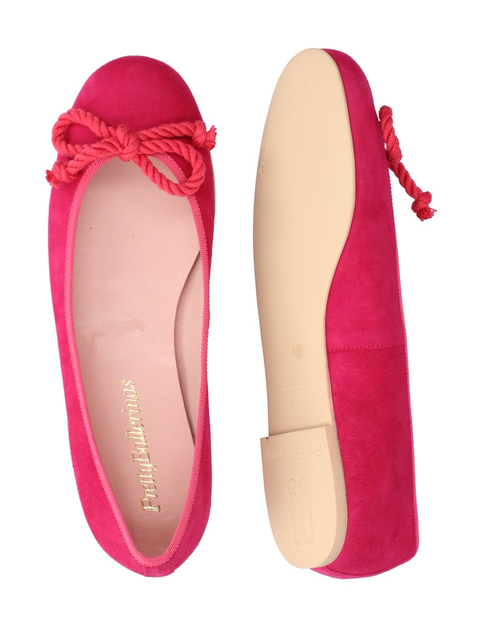Veloursleder Ballerina