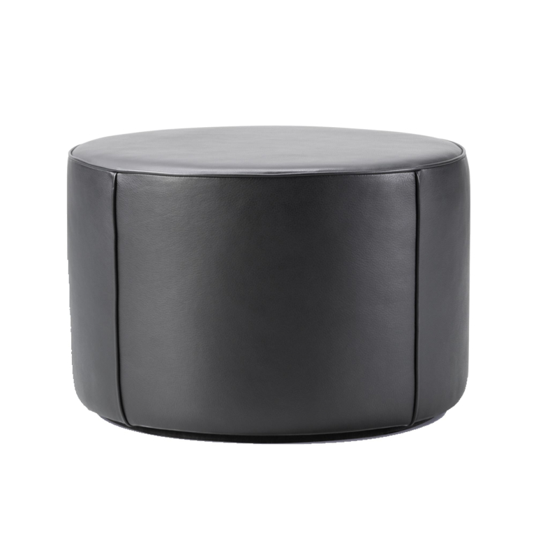 Fredericia Mono poef 55 omni black 301 leather